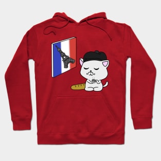 french cat Hoodie